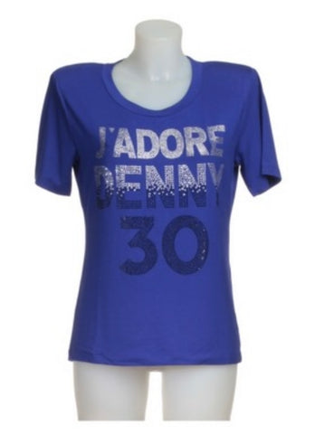 T-shirt con strass  - art. 521DD64009 - Denny Rose Autunno Inverno 2025/26