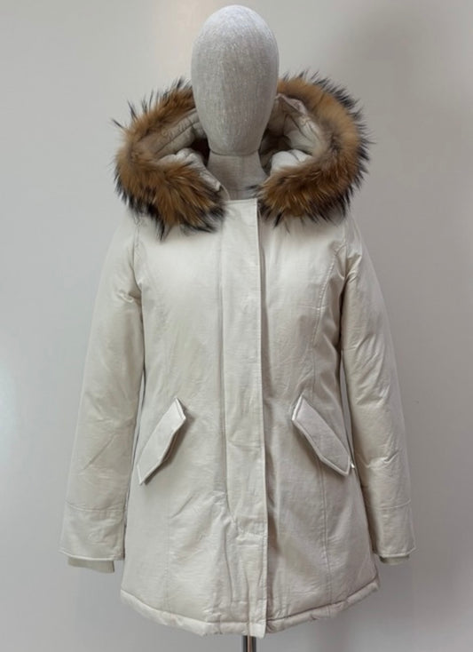 Piumino sintetico corto cappuccio eco - art. 521ND35018 - Denny Rose Autunno Inverno 2025/26