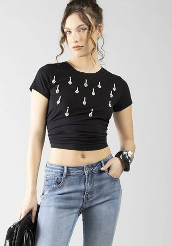 T-shirt donna - art. 611ND64005 - Denny Rose Primavera Estate 2026