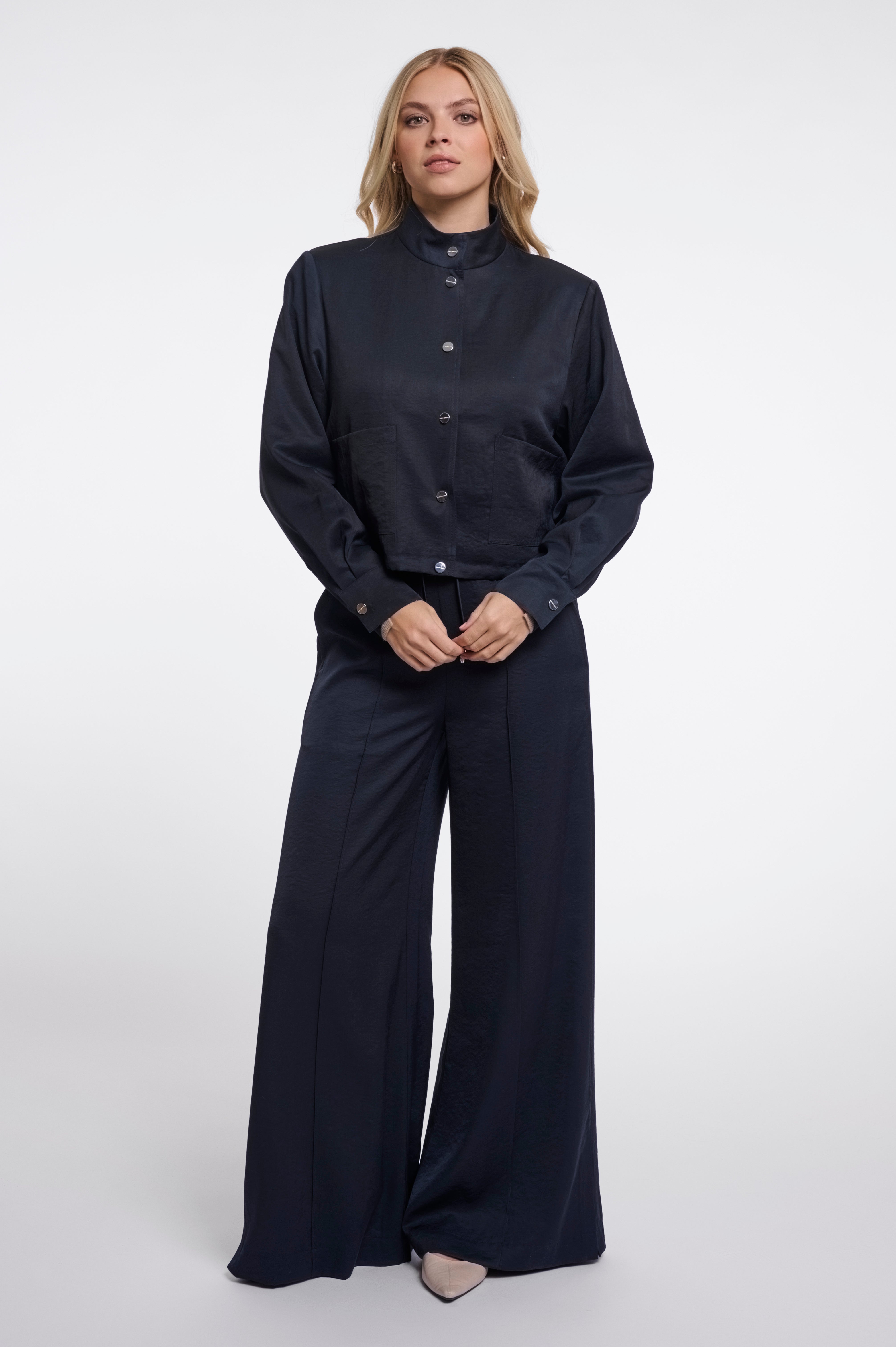 Giubbotto donna art. Gea Rino & Pelle Dark navy