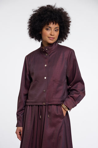 Giubbotto donna art. Gea Rino & Pelle Fudge cloak