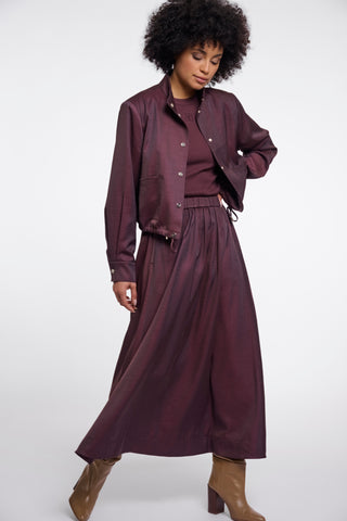Giubbotto donna art. Gea Rino & Pelle Fudge cloak