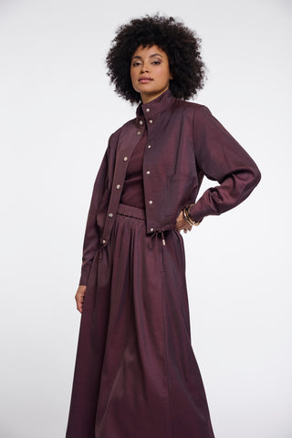 Giubbotto donna art. Gea Rino & Pelle Fudge cloak