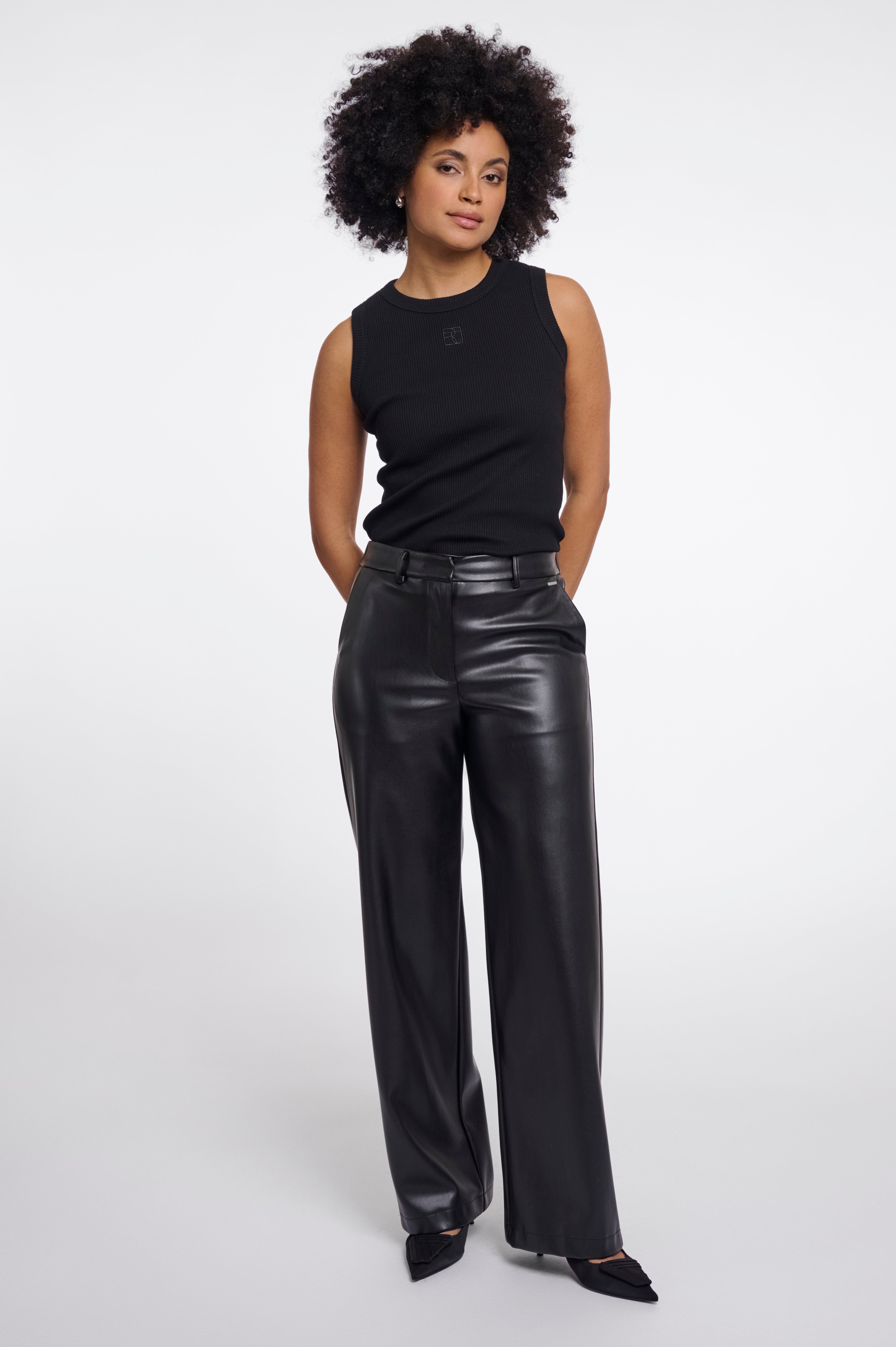 Pantaloni donna art. Georgina regular Rino & Pelle Black