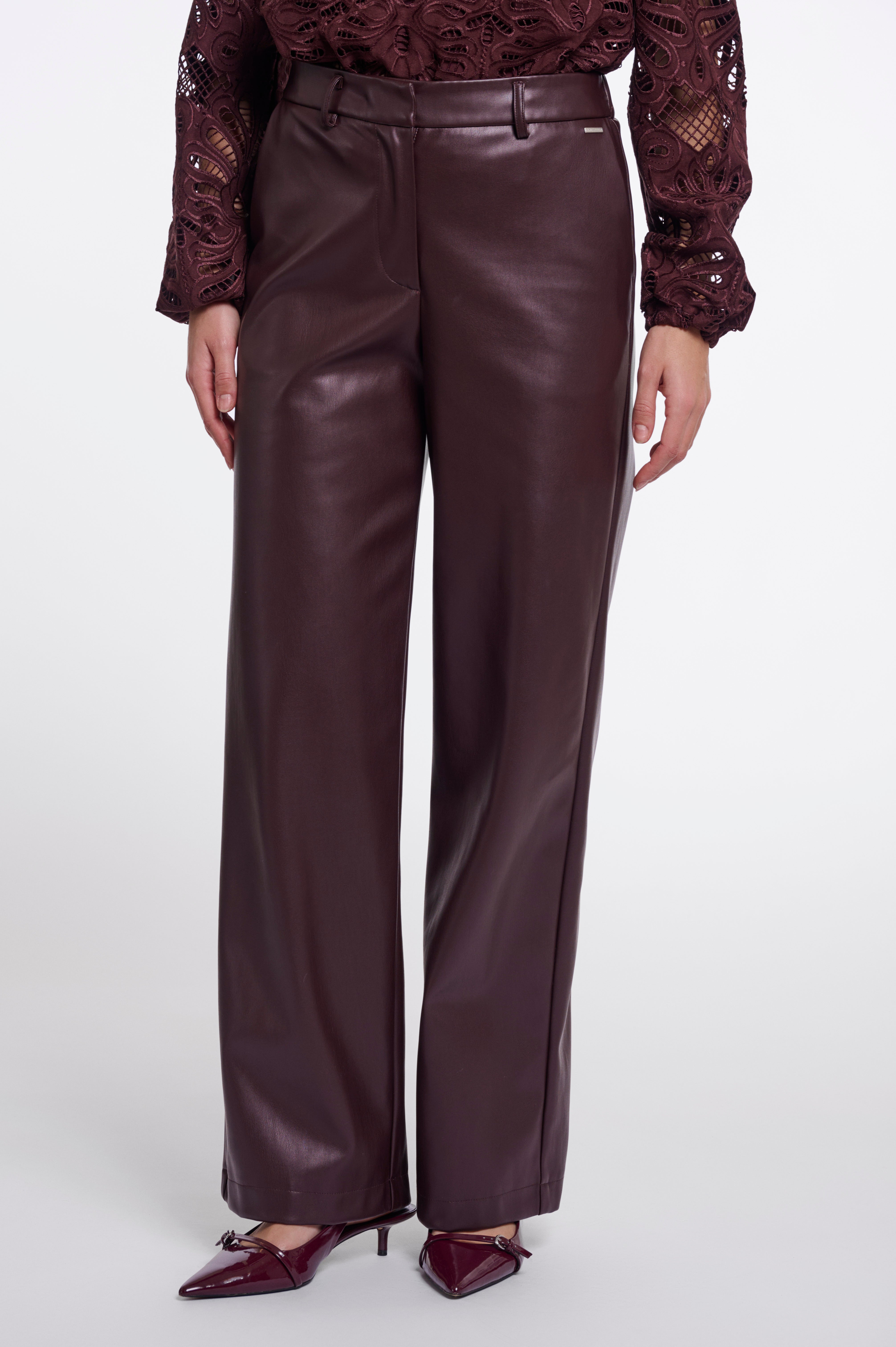 Pantaloni donna art. Georgina short Rino & Pelle Chocolate bean