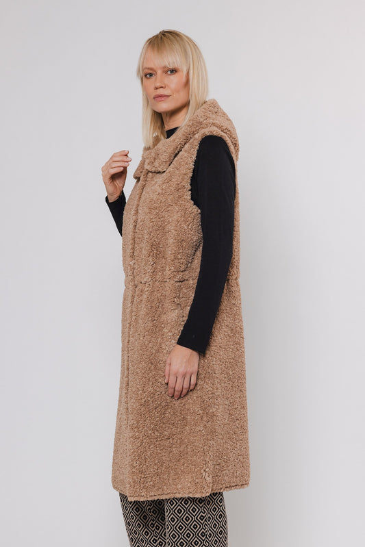 Cappotto GINNY HOODED WAISTCOAT  Rino & Pelle Autunno Inverno 2024/25 Sand