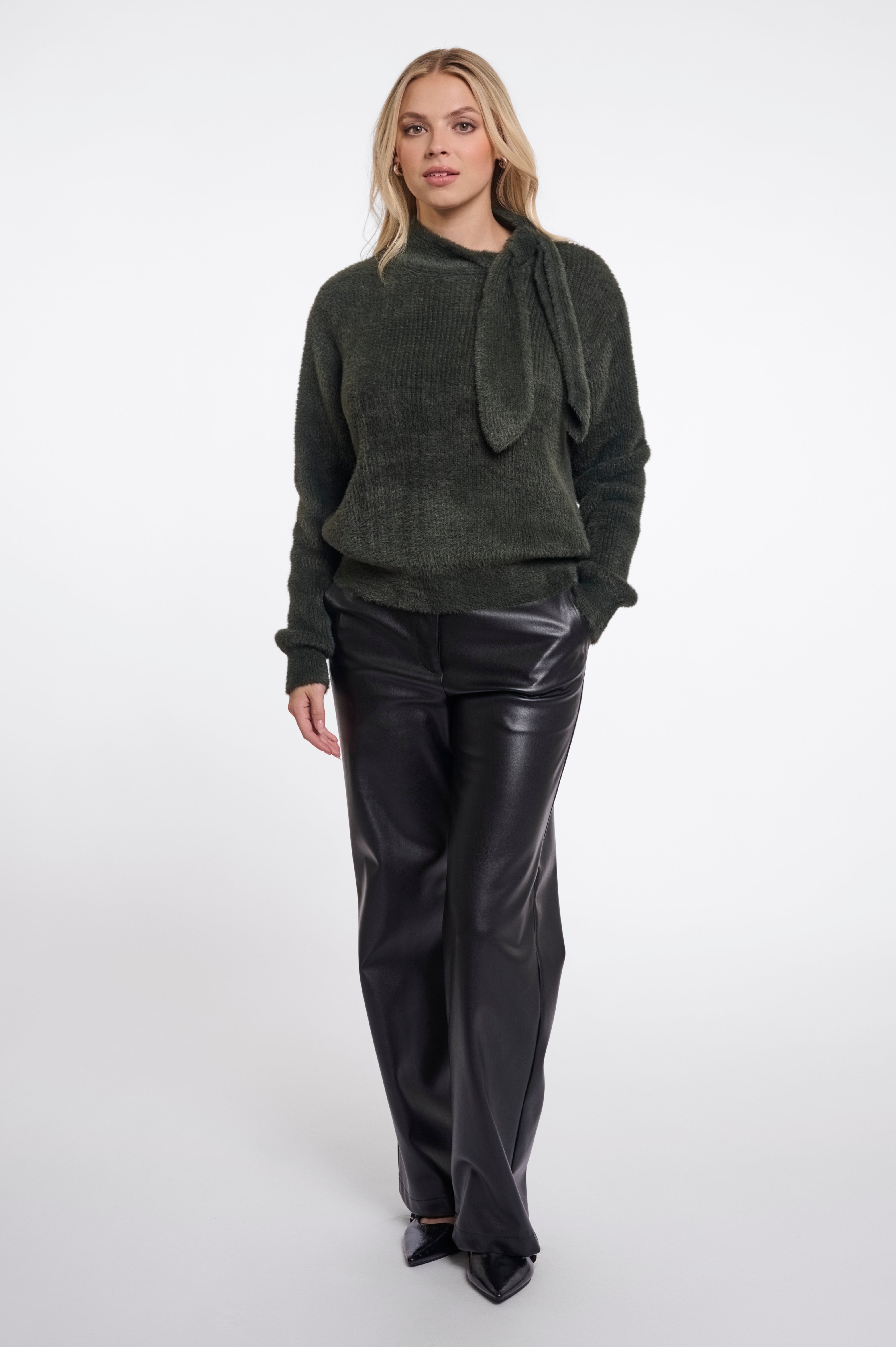 Maglione donna art. Griselda Rino & Pelle Hunter green