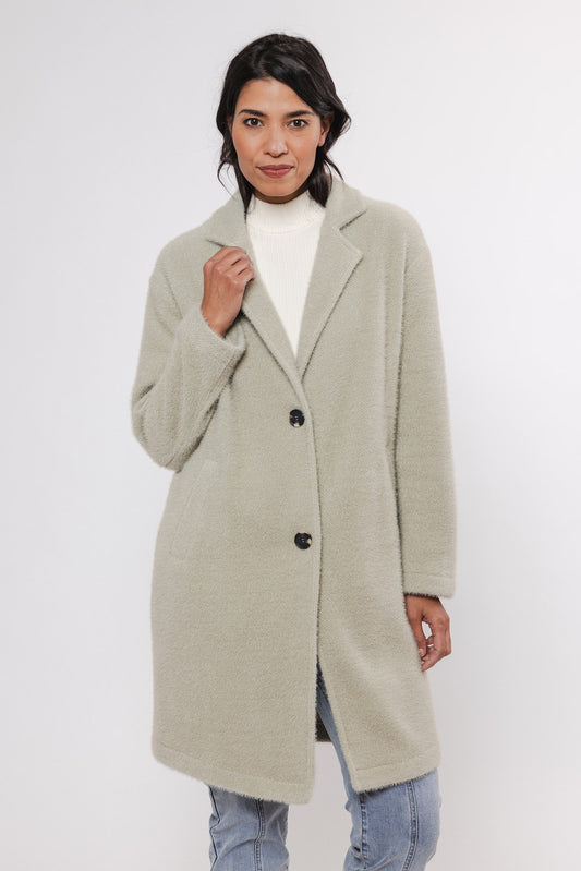 Cappotto GWEN LONG SINGLE BREASTED COAT  Rino & Pelle Autunno Inverno 2024/25 Artichoke