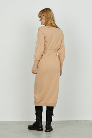 Abito HARPEN manica lunga midi con cintura art. RDA2509002044 Donna Relish Autunno Inverno 2025/2026