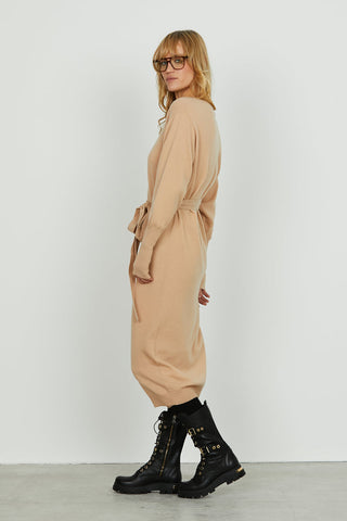 Abito HARPEN manica lunga midi con cintura art. RDA2509002044 Donna Relish Autunno Inverno 2025/2026