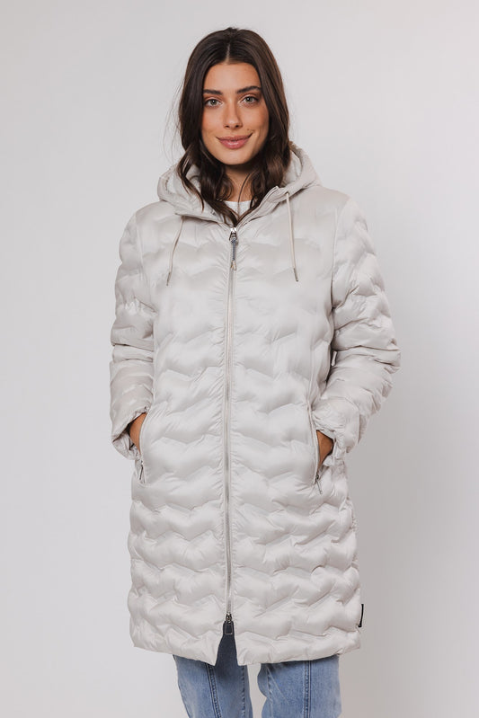 Cappotto piumino HARPER HOODED COAT WITH ZIPPER -Rino & Pelle- Autunno Inverno 2024/25 Birch