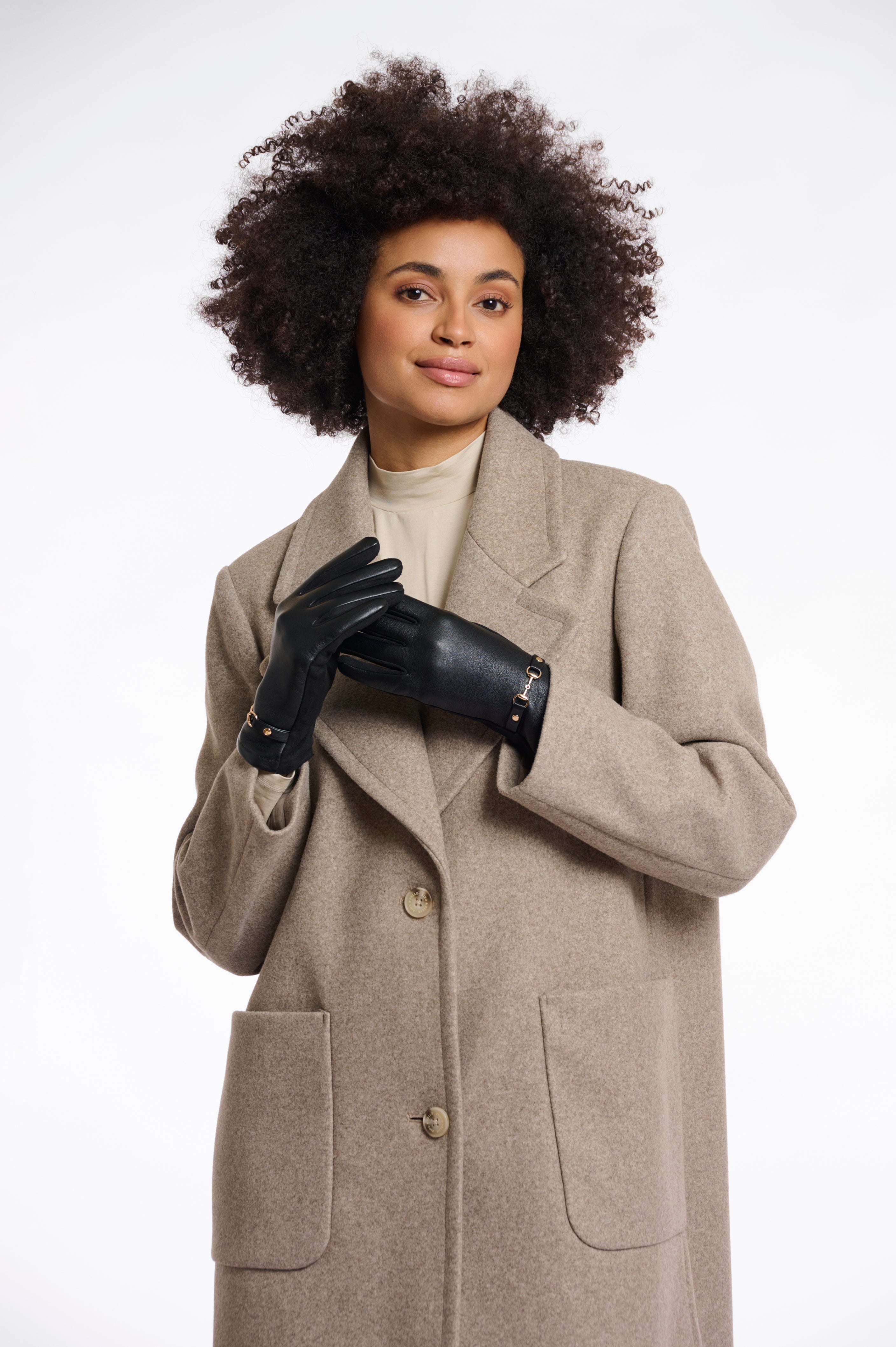 Guanti donna art. Havila Rino & Pelle Black