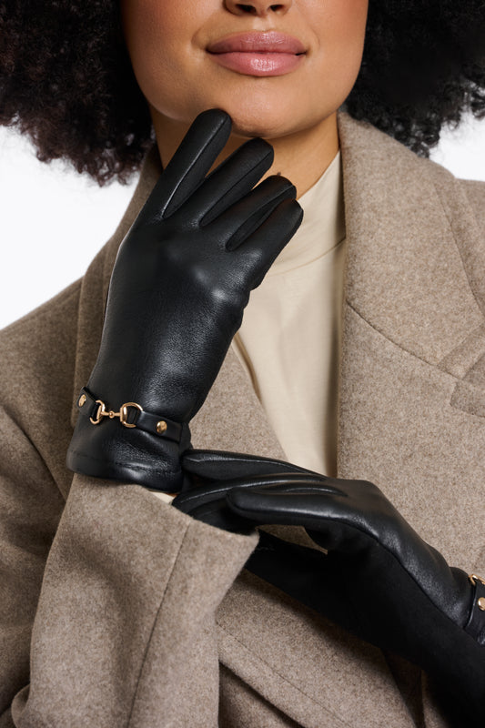 Guanti donna art. Havila Rino & Pelle Black