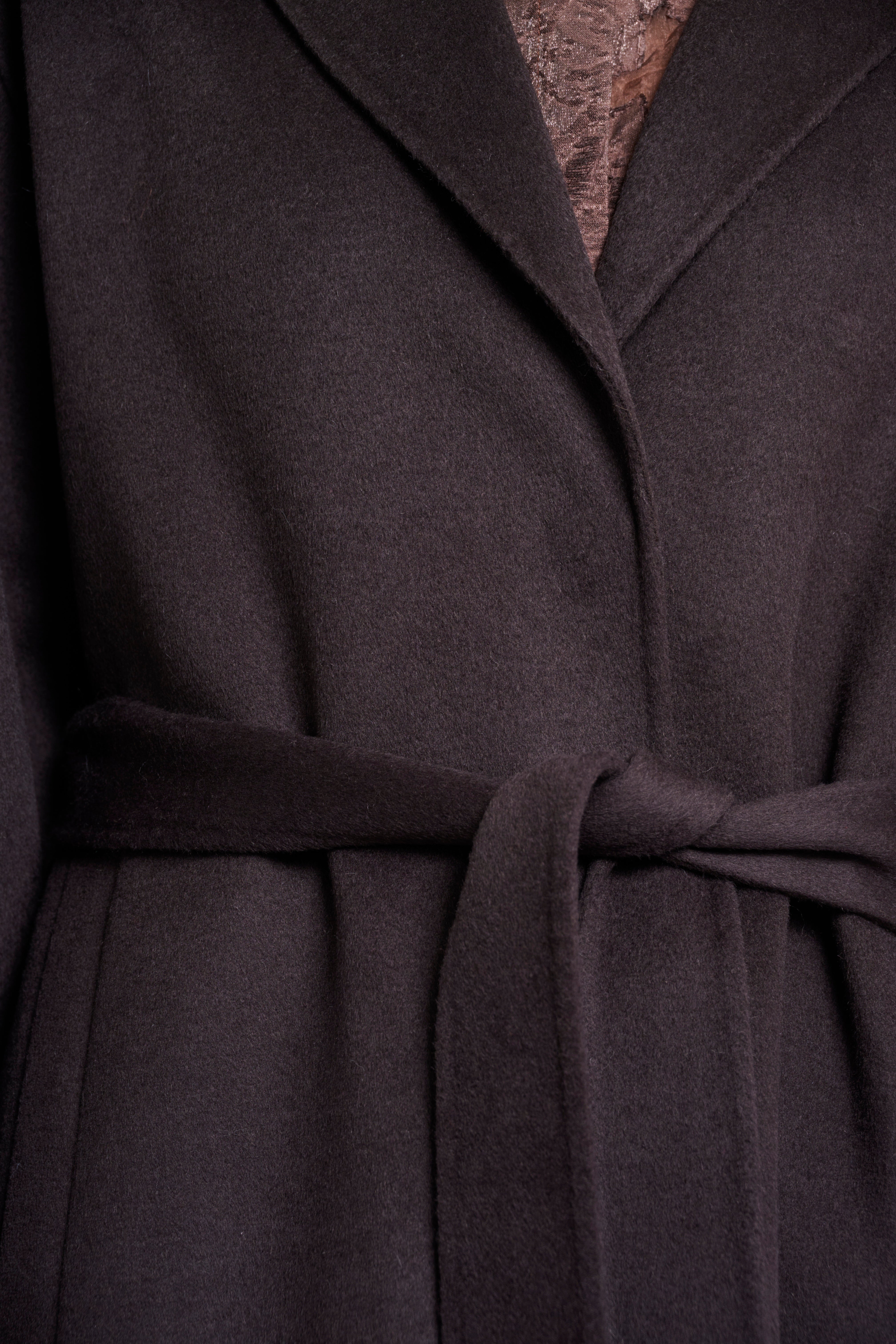 Cappotto donna art. Hayley Rino & Pelle Dark brown