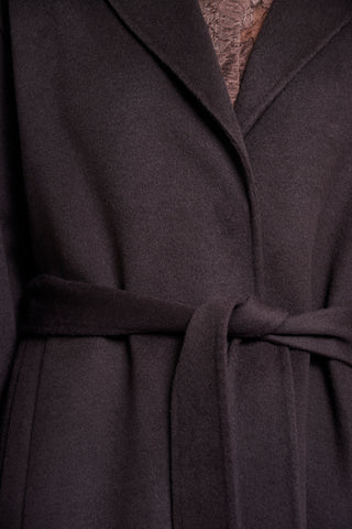 Cappotto donna art. Hayley Rino & Pelle Dark brown