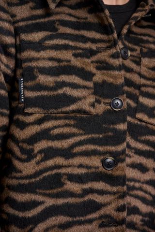 Giacca donna art. Helge Rino & Pelle Brown zebra