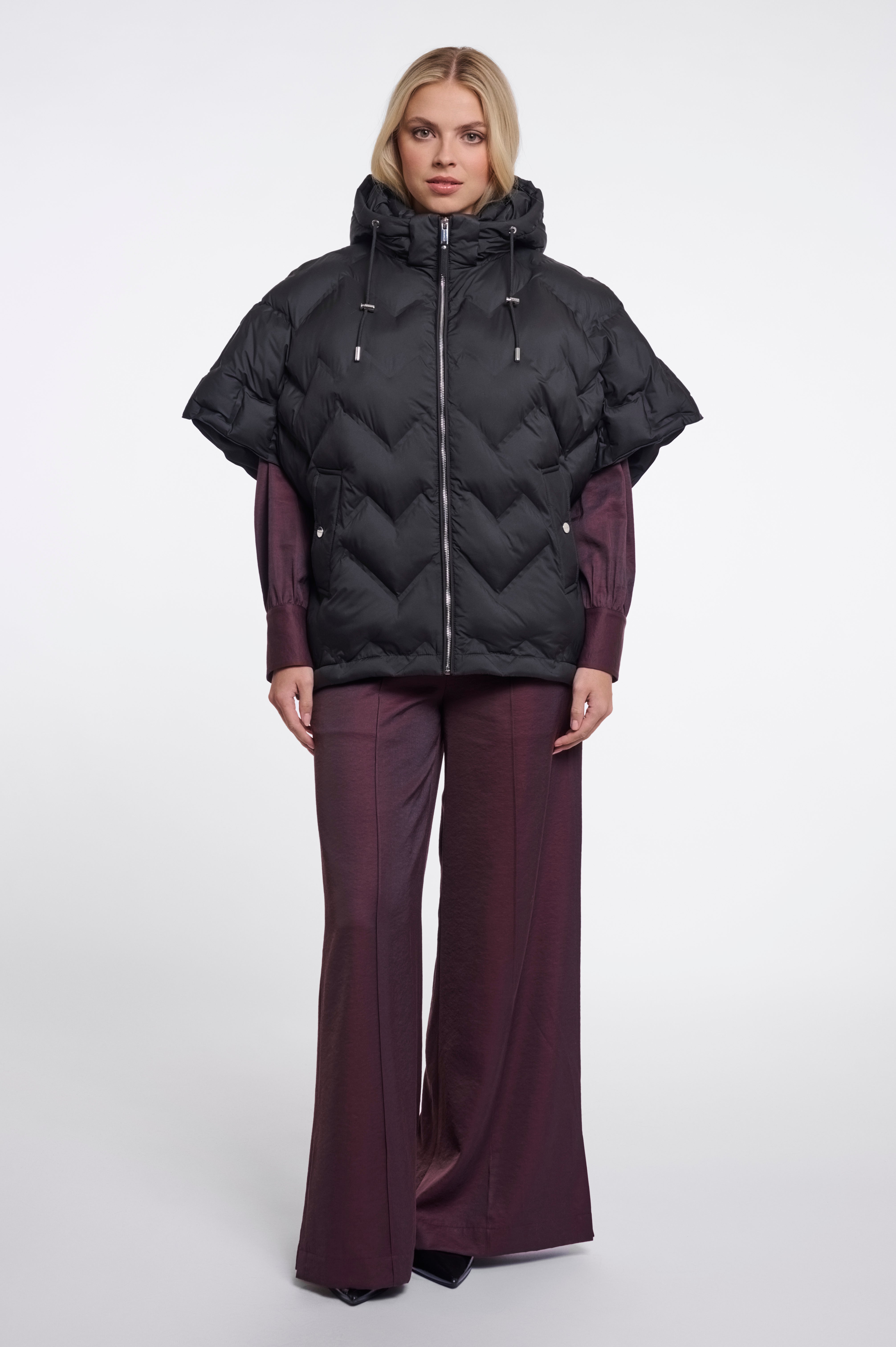 Mantella donna art. Hilary Rino & Pelle Black