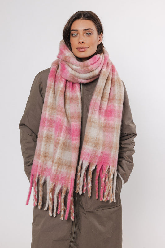 Sciarpa HIPKE SCARF -Rino & Pelle- Autunno Inverno 2024/25 Twig magenta