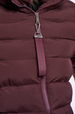 Piumino donna art. Hudson Rino & Pelle Fudge cloak