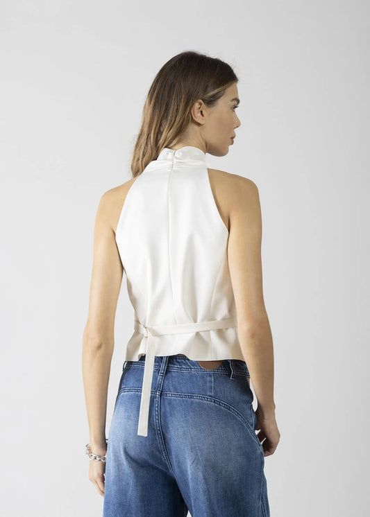 Gilet collo incrociato - art. 611DD35023 - Denny Rose Primavera Estate 2026