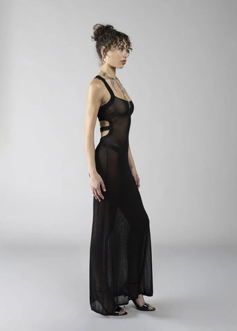 Abito lungo in maglia leggera donna - art. 611DD13006 - Denny Rose Primavera Estate 2026