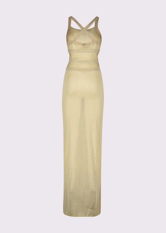 Abito lungo in maglia leggera donna - art. 611DD13006 - Denny Rose Primavera Estate 2026