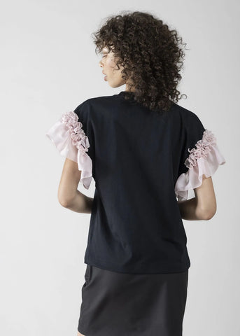 T-shirt con applicazioni donna - art. 611DD44010 - Denny Rose Primavera Estate 2026