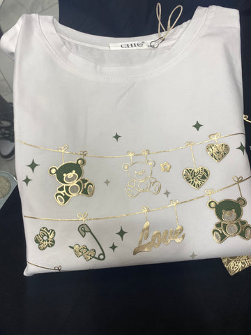 T-shirt donna Primavera estate 2025 A669 no brand