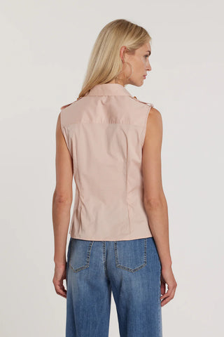 Camicia GORA smanicata con snap più alette più patte art. RDP2603056056 Donna Relish Primavera Estate 2026