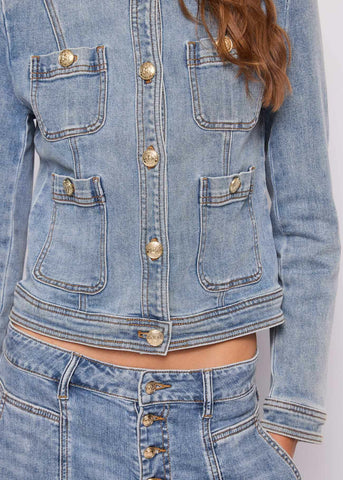Giacca denim donna - art. 611BD36008 - Gaudi Primavera Estate 2026