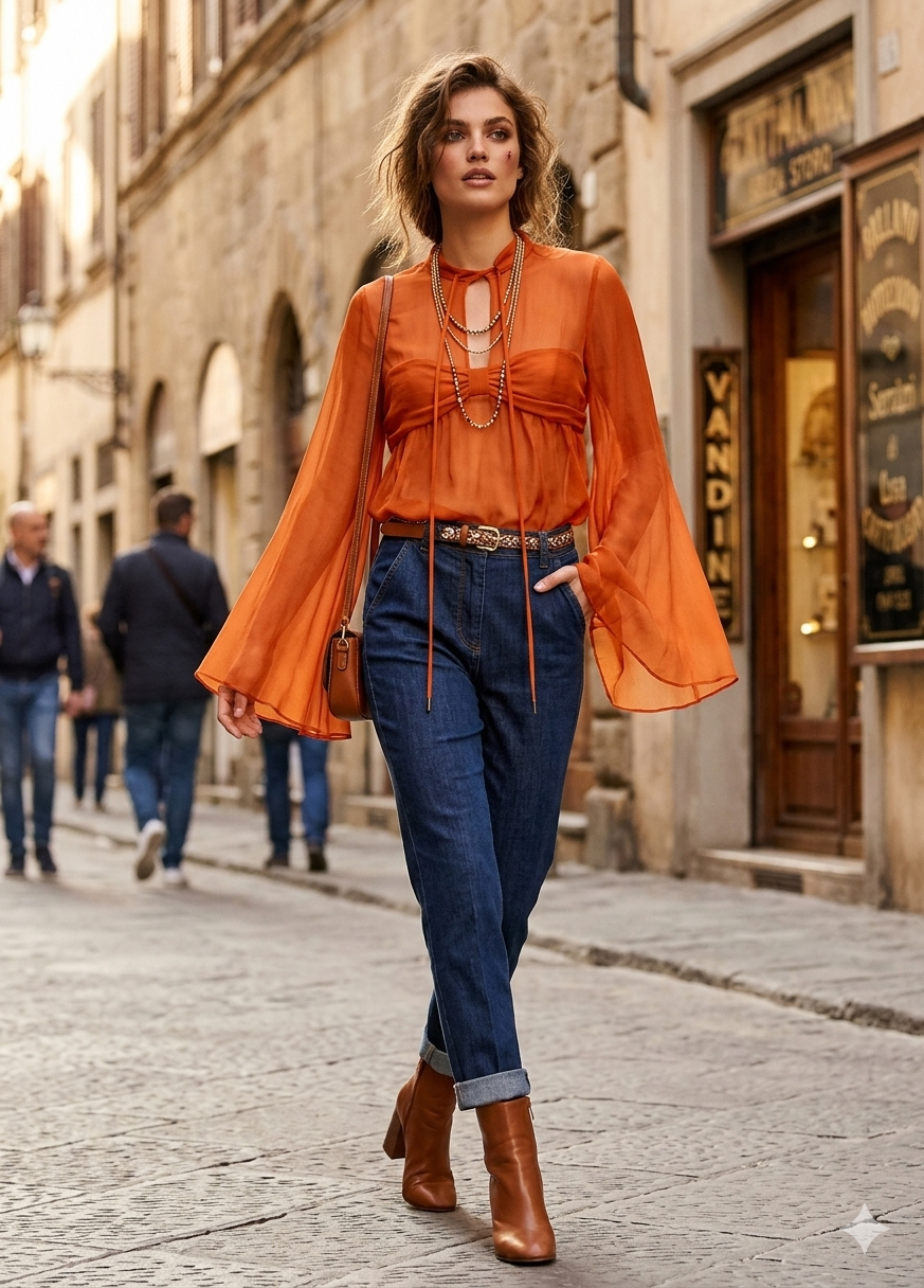 Blusa de mujer - art. 611DD45012 - Denny Rose Primavera Verano 2026