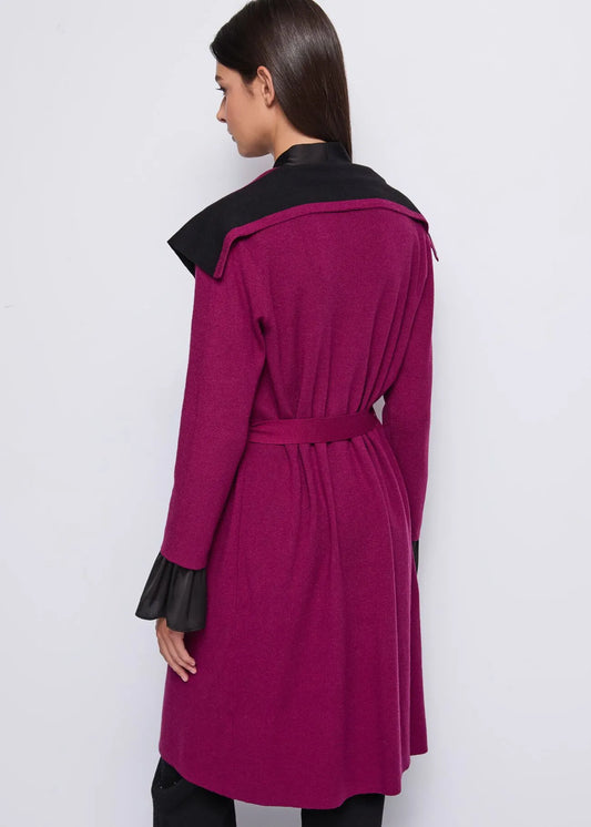 Cardigan in maglia con cintura  - art. 521DD33001 - Denny Rose Autunno Inverno 2025/26