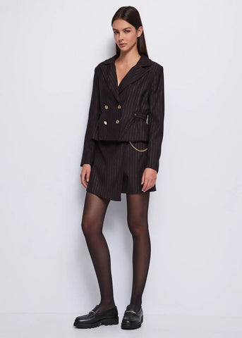 Chaqueta cruzada de raya diplomática - art. 521DD35012 - Denny Rose Otoño Invierno 2025/26