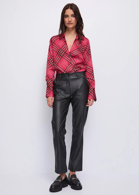 Pantalone in ecopelle - art.  521ND28001 - Denny Rose Autunno Inverno 2025/26