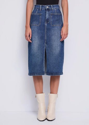 Gonna in Denim - art. 521ND76001  - Denny Rose Autunno Inverno 2025/26