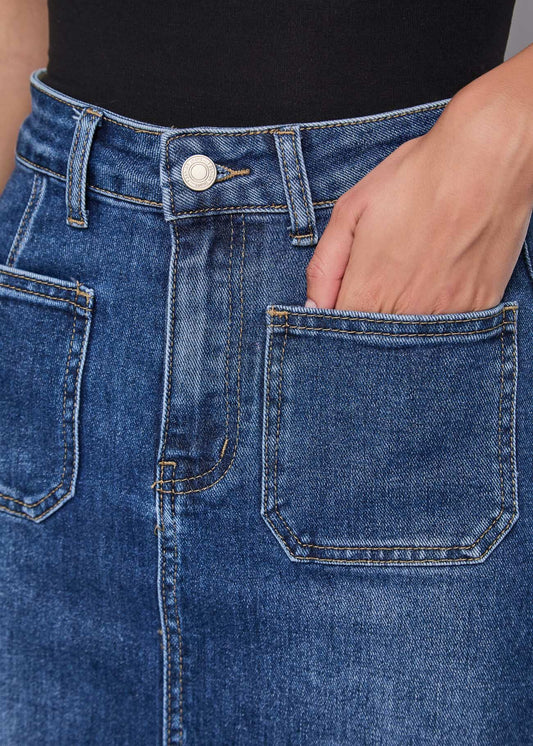 Gonna in Denim - art. 521ND76001  - Denny Rose Autunno Inverno 2025/26