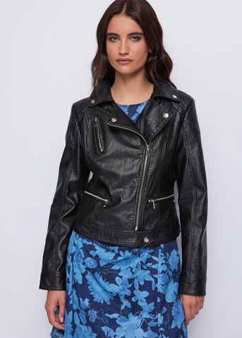 Giubbotto ecopelle- art.  521ND38002 - Denny Rose Autunno Inverno 2025/26