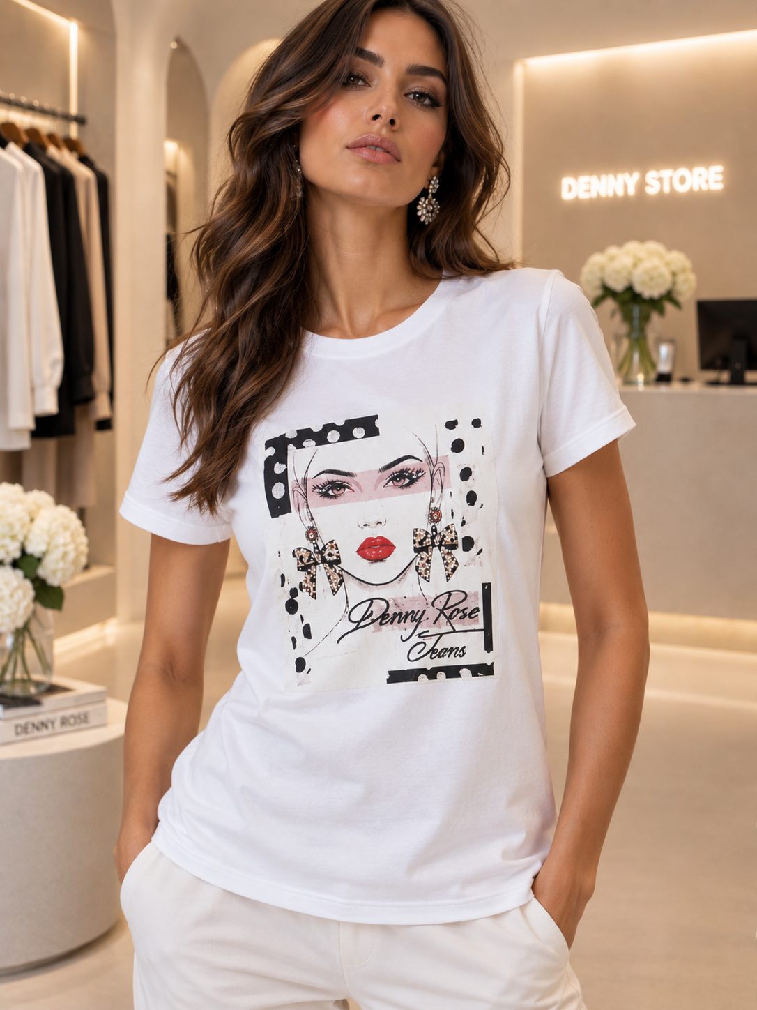 T-shirt donna - art. 621ND64017 - Denny Rose Autunno Inverno 2026