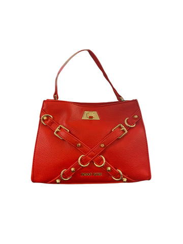 Borsa top handle con cinture - art. 511DR90005 - Denny Rose Primavera Estate 2025 Donna rosso