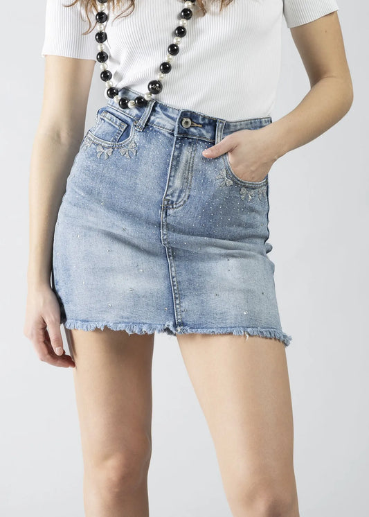 Gonna denim donna - art. 611ND76001 - Denny Rose Primavera Estate 2026