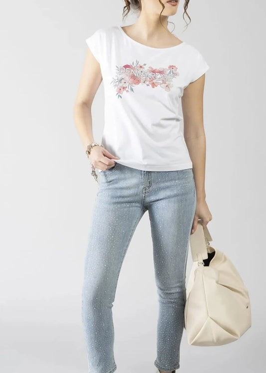 T-shirt donna - art. 611ND64014 - Denny Rose Primavera Estate 2026