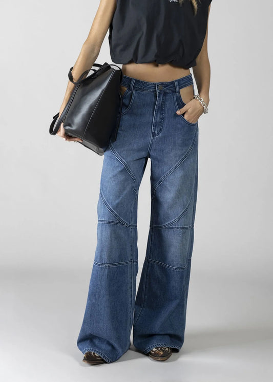 Jeans pantalone denim  donna - art. 611DD26001 - Denny Rose Primavera Estate 2026