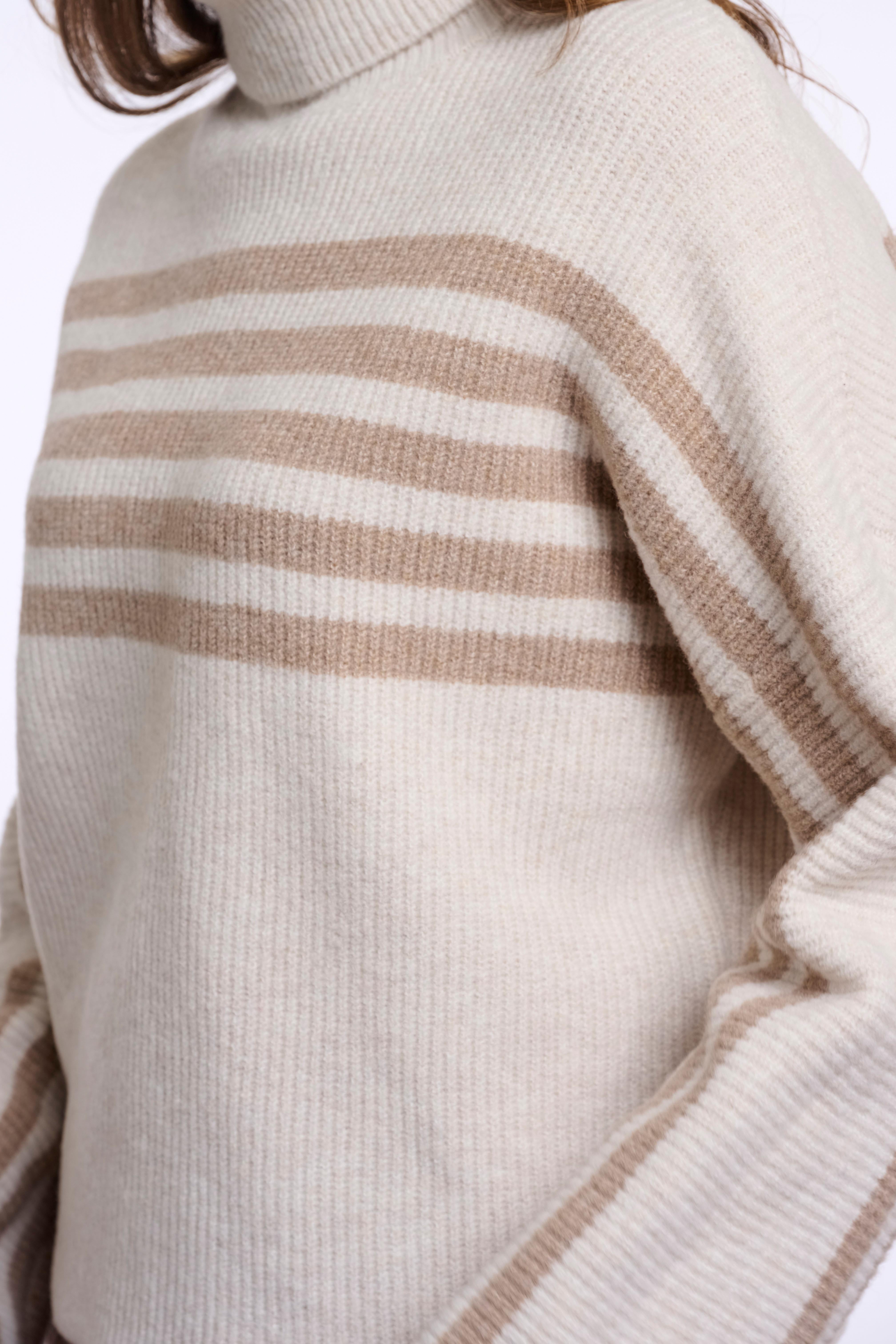 Maglione donna art. Ilara Rino & Pelle Birch light brown