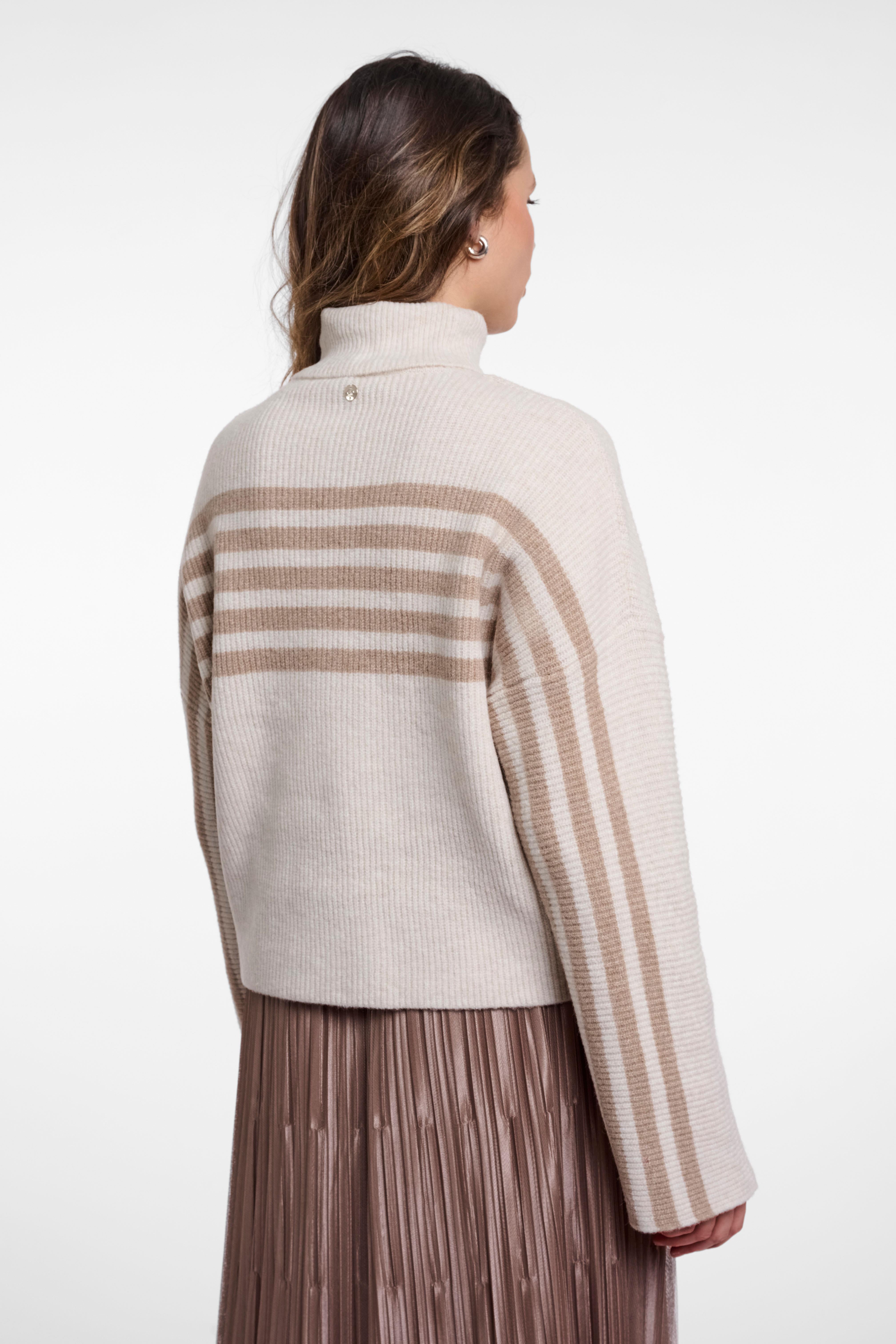 Maglione donna art. Ilara Rino & Pelle Birch light brown