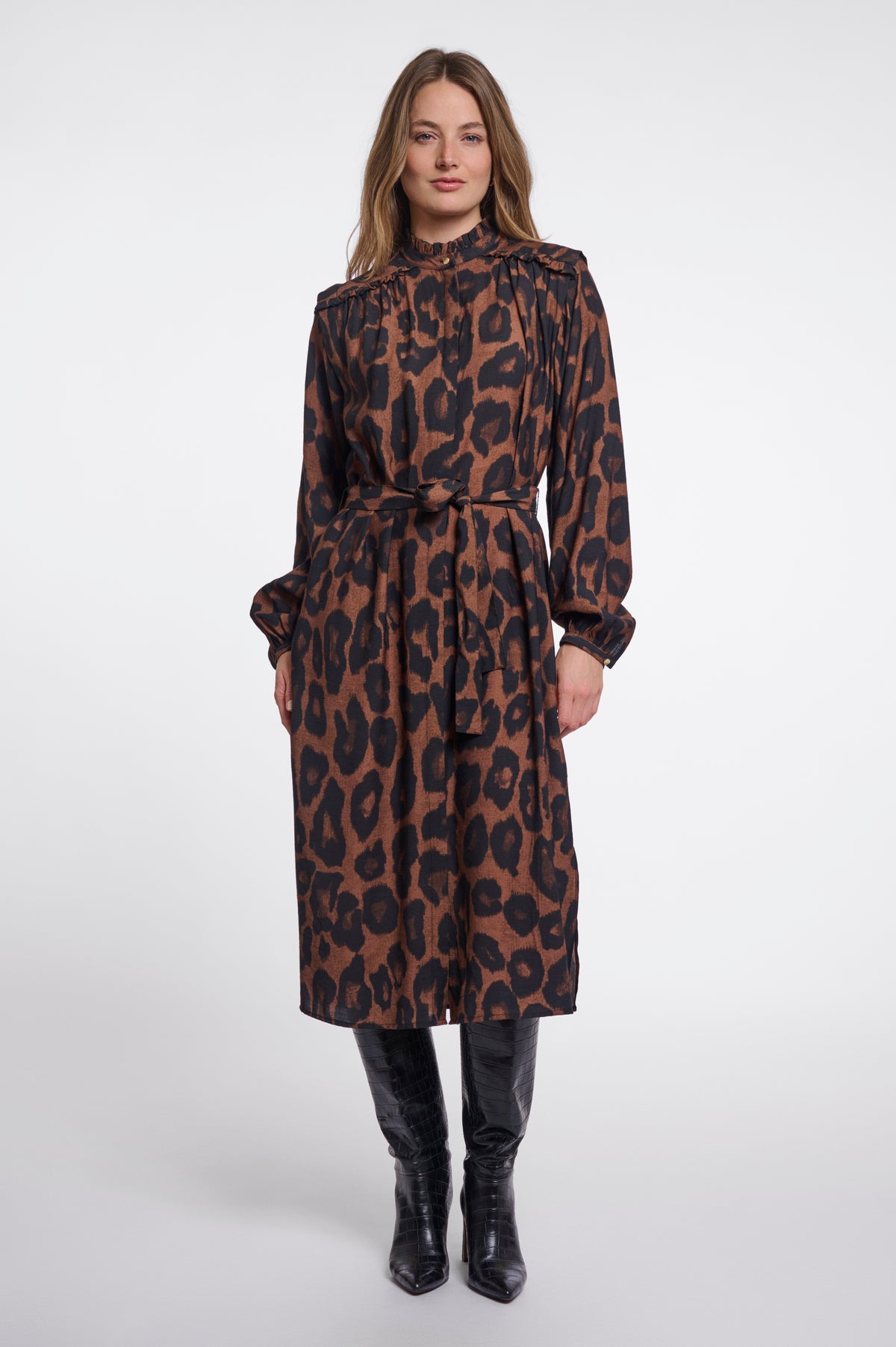 Abito donna art. Ilonka Rino & Pelle Brown leopard