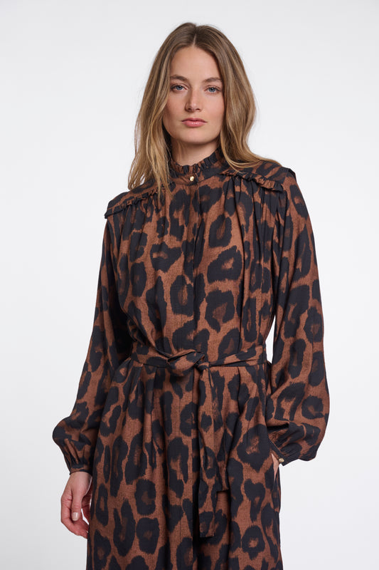 Abito donna art. Ilonka Rino & Pelle Brown leopard