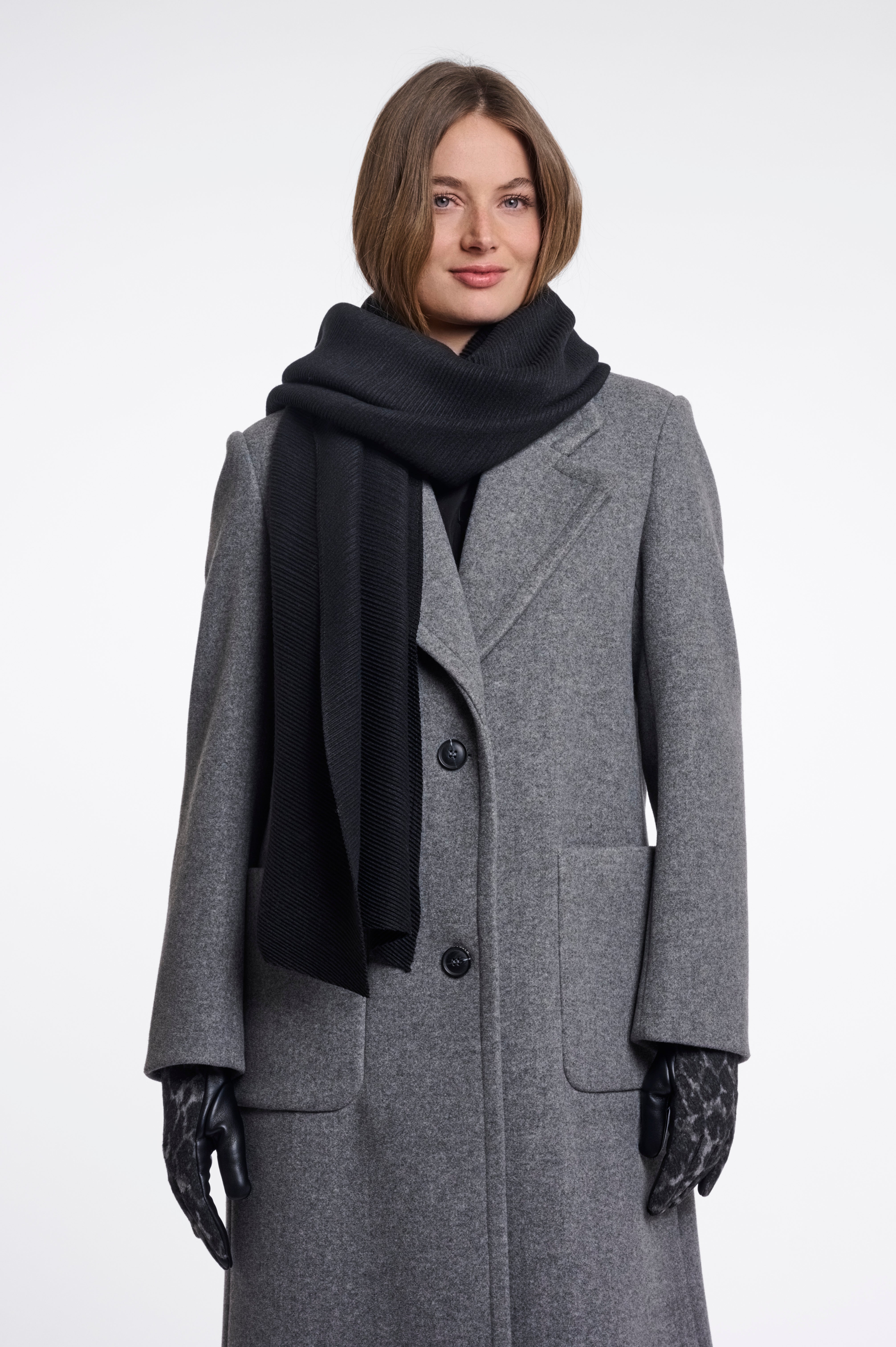 Sciarpa donna art. Ivie Rino & Pelle Black