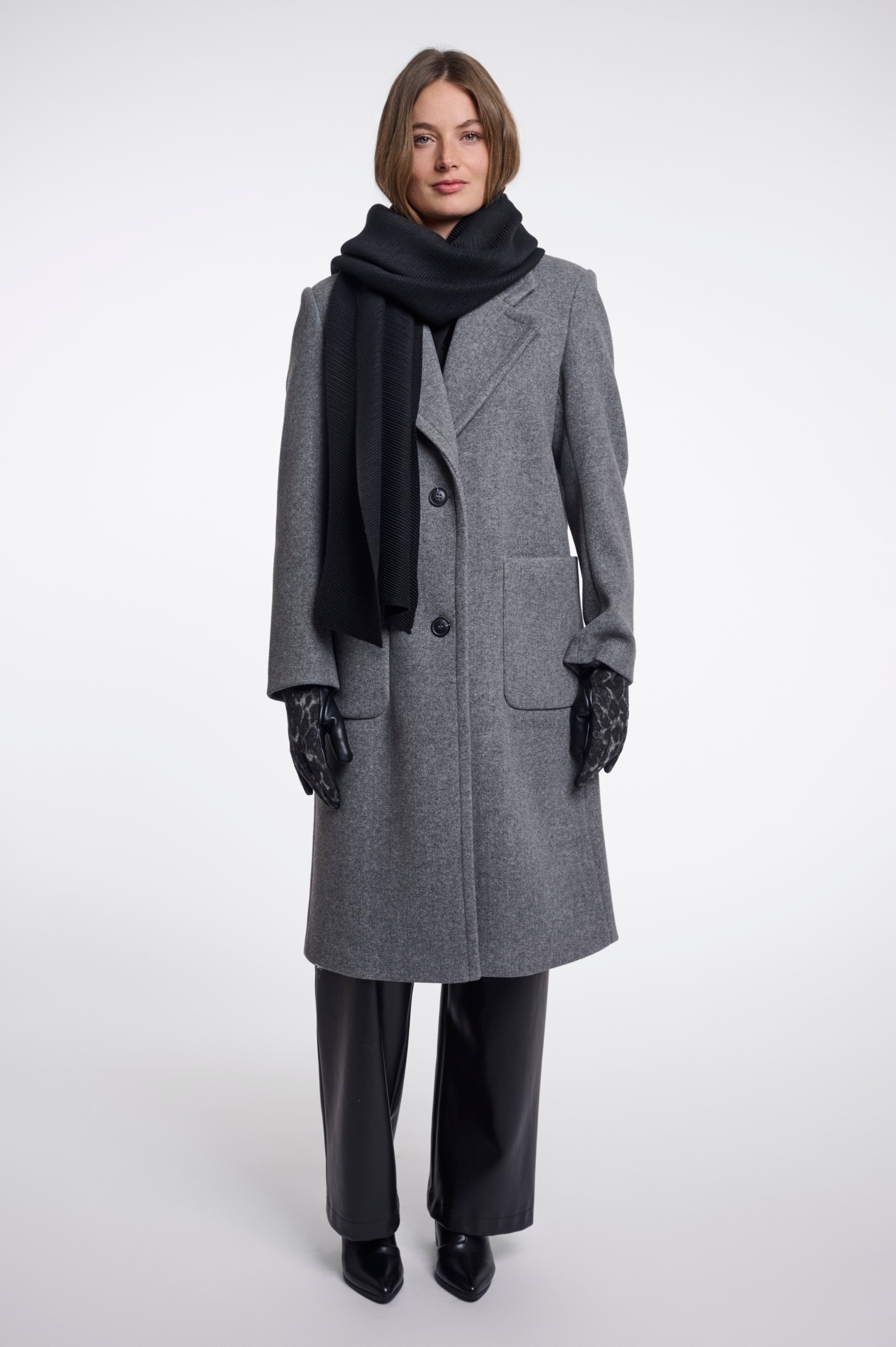 Sciarpa donna art. Ivie Rino & Pelle Black