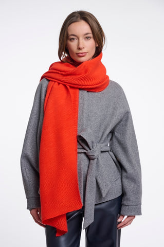 Sciarpa donna art. Ivie Rino & Pelle Luminous red