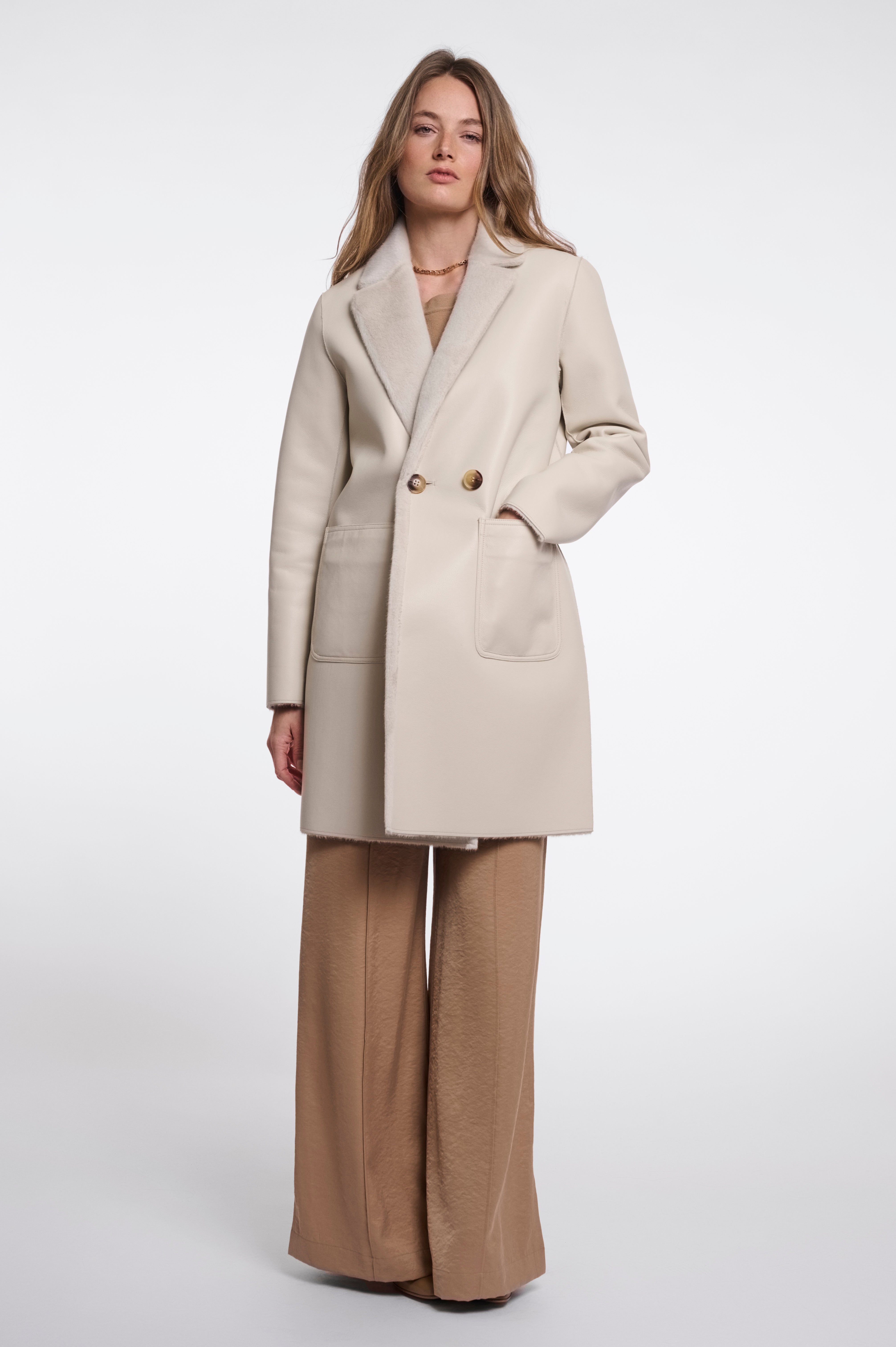 Cappotto donna art. Ivon Rino & Pelle Birch
